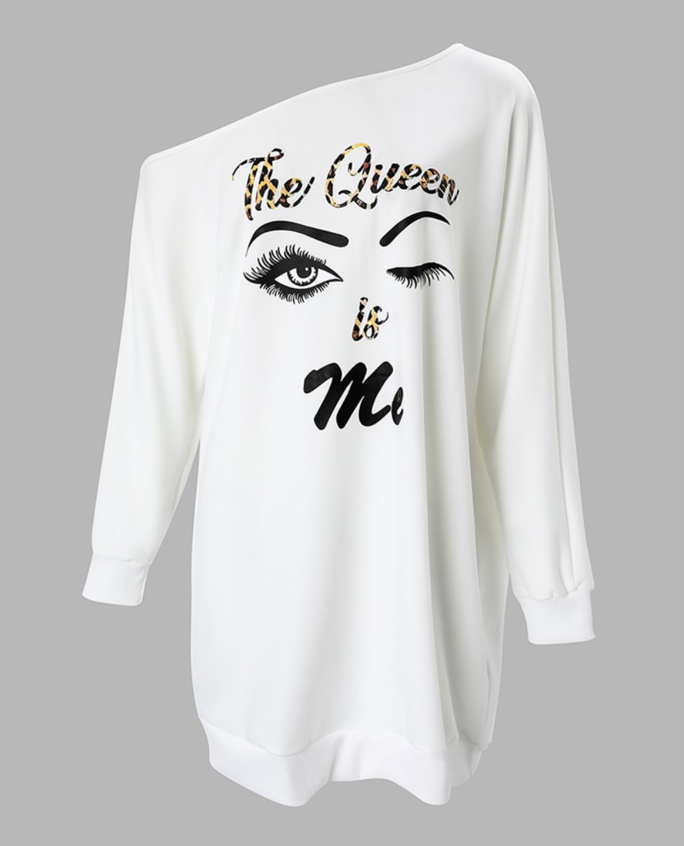 The Queen Is Me Shirt Dress