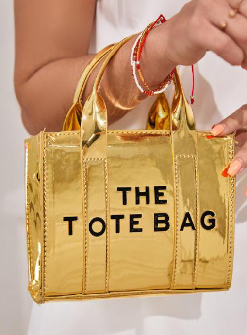 Gold Tote Bag